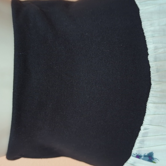 Jopou Romantic Victorian Ruching Floral Maxi Skirt Voile High Waist S NWT - Picture 8 of 10